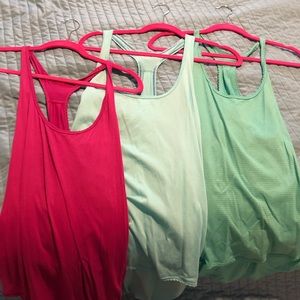 Lululemon 105f 105 run singlet tank 12 pink aqua